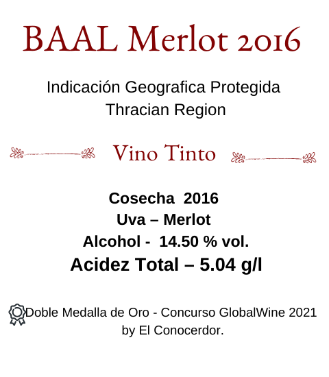 BAAL Merlot 2016